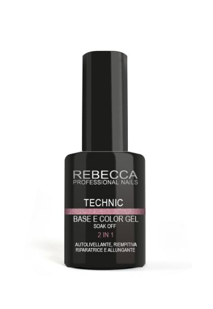 Rebecca - Technic Base E Color Gel 2 in 1 10 ml-T07 Cover Shimmer Pink
