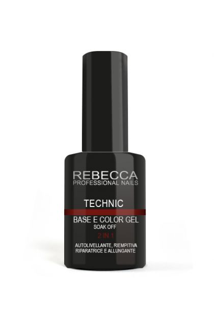 Rebecca - Technic Base E Color Gel 2 in 1 10 ml-T23 Cover Crimson