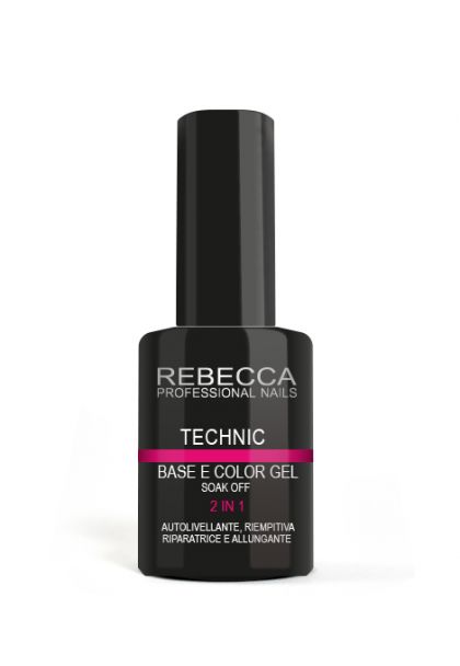 Rebecca - Technic Base E Color Gel 2 in 1 10 ml-T26 Cover Lingoneberry