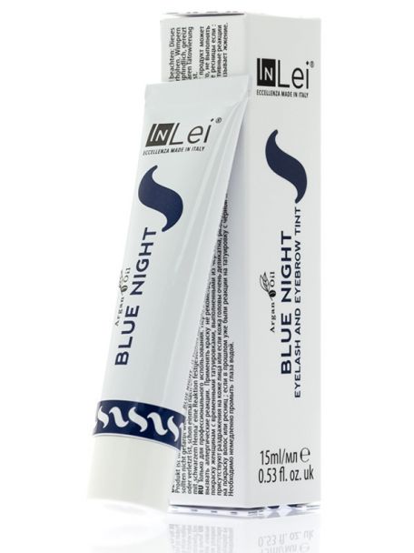 Light Lashes - InLei “BLUE NIGHT”-tinta nero-blu per ciglia e sopracciglia con olio di Argan