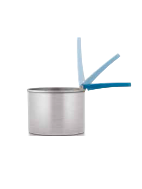 Xanitalia - Pentolino per cera depilatoria con manico pieghevole 400 ml