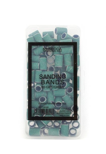Rebecca- Sanding Bands 80-Grit/Green 100 pz.